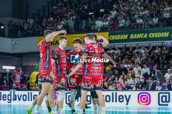 2024-09-22 - Perugia players exultation - FINAL - SIR SUSA VIM PERUGIA VS ITAS TRENTINO - SUPERCOPPA - VOLLEYBALL