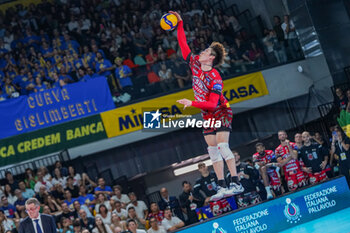 2024-09-22 - 14 Yuki Ishikawa (Sir Susa Vim Perugia) exultation - FINAL - SIR SUSA VIM PERUGIA VS ITAS TRENTINO - SUPERCOPPA - VOLLEYBALL