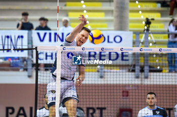 2024-01-07 - Czerwinski Michael attack (Cisterna Volley) - CISTERNA VOLLEY VS FARMITALIA CATANIA - SUPERLEAGUE SERIE A - VOLLEYBALL