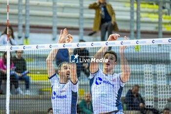 2024-01-07 - Baranowicz, Nedeljkovic block (Cisterna Volley) - CISTERNA VOLLEY VS FARMITALIA CATANIA - SUPERLEAGUE SERIE A - VOLLEYBALL