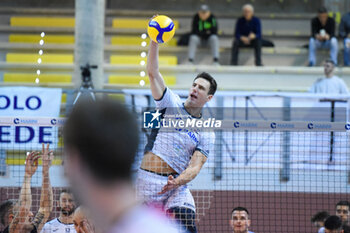 2024-01-21 - Nedelkovic Aleksandar attack (Cisterna Volley) - CISTERNA VOLLEY VS PALLAVOLO PADOVA - SUPERLEAGUE SERIE A - VOLLEYBALL