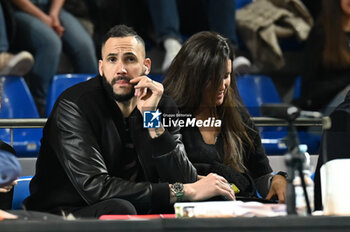 2024-01-21 - Osmany Juantorena at the Eurosuole Forum Civitanova watches his former teammates' match - CUCINE LUBE CIVITANOVA VS ALLIANZ MILANO - SUPERLEAGUE SERIE A - VOLLEYBALL
