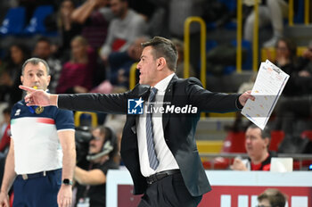 2024-01-21 - Cucine Lube Civitanova's Head Coach Gianlorenzo Blengini - CUCINE LUBE CIVITANOVA VS ALLIANZ MILANO - SUPERLEAGUE SERIE A - VOLLEYBALL