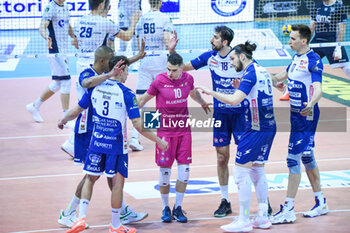 2024-01-24 - (Gas Sales Bluenergy Piacenza) exultation - CISTERNA VOLLEY VS GAS SALES BLUENERGY PIACENZA - SUPERLEAGUE SERIE A - VOLLEYBALL