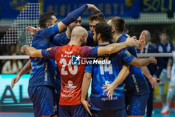 2024-02-03 - Happiness of Players of Mint Vero Volley Monza - VERO VOLLEY MONZA VS ITAS TRENTINO - SUPERLEAGUE SERIE A - VOLLEYBALL