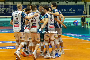 2024-02-03 - Exultation of players Trentino Volley - VERO VOLLEY MONZA VS ITAS TRENTINO - SUPERLEAGUE SERIE A - VOLLEYBALL