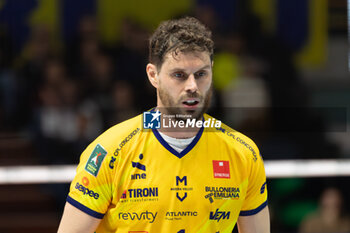2024-02-11 - Bruno Rezende of Valsa Group Modena during the Superleague match between Valsa Group Modena and Cisterna Volleyball at PalaPanini Modena on February 11, 2024 in Modena, Italy. - VALSA GROUP MODENA VS CISTERNA VOLLEY - SUPERLEAGUE SERIE A - VOLLEYBALL