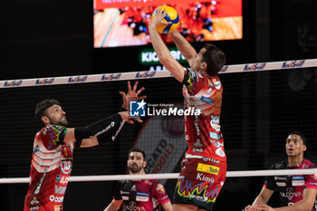 2024-02-18 - Gregor Ropret during the Pallavolo Padova vs Sir Safety Susa Vim Perugia at the Kioene Arena in Padova, Italy on February 18, 2024 - PALLAVOLO PADOVA VS SIR SAFETY SUSA VIM PERUGIA - SUPERLEAGUE SERIE A - VOLLEYBALL