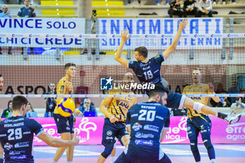 2024-02-25 - Mazzone Daniele attack (Cisterna Volley) - CISTERNA VOLLEY VS RANA VERONA - SUPERLEAGUE SERIE A - VOLLEYBALL