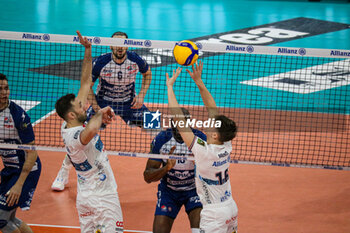 2024-03-10 - PAOLO PORRO AND MARCO VITELLI (POWERVOLLEY MILANO) - PLAYOFF - ALLIANZ MILANO VS GAS SALES BLUENERGY PIACENZA - SUPERLEAGUE SERIE A - VOLLEYBALL