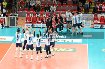 2024-03-27 - Mint Vero Volley Monza's players take to the volleyball court - PLAYOFF - CUCINE LUBE CIVITANOVA VS MINE VERO VOLLEY MONZA - SUPERLEAGUE SERIE A - VOLLEYBALL