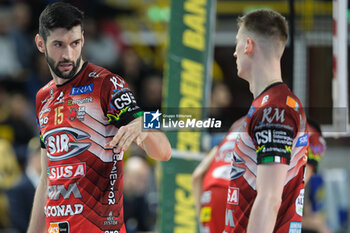 2024-03-10 - Flavio Gualberto of Sir Susa Vim Perugia during the match between Rana Verona and SIR Susa Vim Perugia, second match of Quarterfinals Playoff series of the SuperLega Italian Volleyball Championship 2023/2024, at Pala AGSM-AIM in Verona, Italy on March 10, 2024. - PLAYOFF - RANA VERONA VS SIR SUSA VIM PERUGIA - SUPERLEAGUE SERIE A - VOLLEYBALL