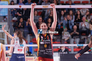2024-03-10 - Michela Rucli (Aeroitalia SMI Roma Volley)
during the 24th round of the Serie A1 Women's Volleyball Championship between Roma Aeroitalia SMI Roma Volley and ITAS Trentino on 10 march 2024 at the Palazzetto dello Sport in Rome - VOLLEY SERIE A1 - AEROITALIA SMI ROMA VOLLEY VS. ITAS TRENTINO - SUPERLEAGUE SERIE A - VOLLEYBALL