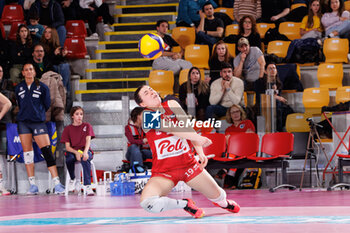2024-03-10 - Alessandra Mistretta (ITAS Trentino) during the 24th round of the Serie A1 Women's Volleyball Championship between Roma Aeroitalia SMI Roma Volley and ITAS Trentino on 10 march 2024 at the Palazzetto dello Sport in Rome - VOLLEY SERIE A1 - AEROITALIA SMI ROMA VOLLEY VS. ITAS TRENTINO - SUPERLEAGUE SERIE A - VOLLEYBALL