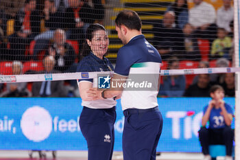2024-03-10 - Referees during the 24th round of the Serie A1 Women's Volleyball Championship between Roma Aeroitalia SMI Roma Volley and ITAS Trentino on 10 march 2024 at the Palazzetto dello Sport in Rome - VOLLEY SERIE A1 - AEROITALIA SMI ROMA VOLLEY VS. ITAS TRENTINO - SUPERLEAGUE SERIE A - VOLLEYBALL