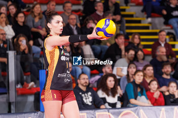2024-03-10 - Erblira Bici (Aeroitalia SMI Roma Volley)
during the 24th round of the Serie A1 Women's Volleyball Championship between Roma Aeroitalia SMI Roma Volley and ITAS Trentino on 10 march 2024 at the Palazzetto dello Sport in Rome - VOLLEY SERIE A1 - AEROITALIA SMI ROMA VOLLEY VS. ITAS TRENTINO - SUPERLEAGUE SERIE A - VOLLEYBALL