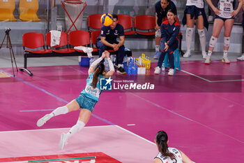 2024-03-10 - Francesca Parlangeli (ITAS Trentino) during the 24th round of the Serie A1 Women's Volleyball Championship between Roma Aeroitalia SMI Roma Volley and ITAS Trentino on 10 march 2024 at the Palazzetto dello Sport in Rome - VOLLEY SERIE A1 - AEROITALIA SMI ROMA VOLLEY VS. ITAS TRENTINO - SUPERLEAGUE SERIE A - VOLLEYBALL