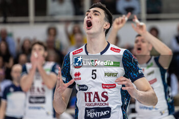 2024-03-31 - Disappontment of Alessandro Michieletto - Itas Trentino - PLAYOFF - ITAS TRENTINO VS MINT VERO VOLLEY MONZA - SUPERLEAGUE SERIE A - VOLLEYBALL