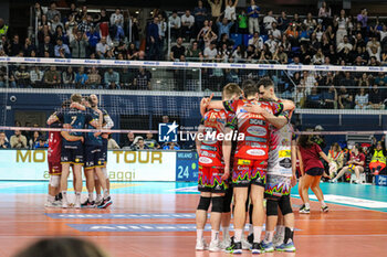 2024-04-03 - SIR SUSA VIM PERUGIA AND POWERVOLLEY MILANO - PLAYOFF - ALLIANZ MILANO VS SIR SUSA VIM PERUGIA - SUPERLEAGUE SERIE A - VOLLEYBALL