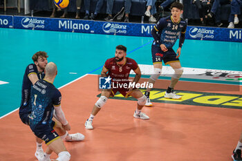 2024-04-11 - FERRE REGGERS AND POWERVOLLEY MILANO - PLAYOFF - ALLIANZ MILANO VS SIR SUSA VIM PERUGIA - SUPERLEAGUE SERIE A - VOLLEYBALL