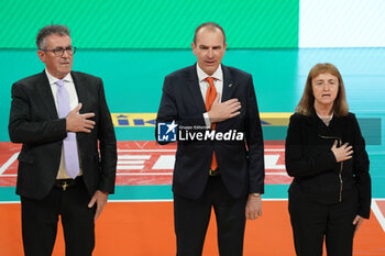 2024-04-25 - gino sirci (president sir susa vim perugia) massimo righi (president lega-volley) - PLAYOFF - FINAL - SIR SUSA VIM PERUGIA VS MINT VERO VOLLEY MONZA - SUPERLEAGUE SERIE A - VOLLEYBALL