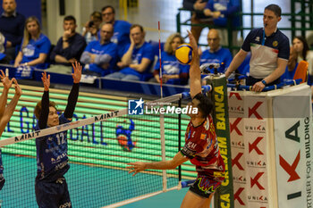 2024-04-28 - Wassim Ben Tara (Sir Safety Perugia) during the game4 of Final SuperLega Italian Volleyball Championship between Mint Vero Volley Monza vs Sir Safety Susa Perugia at Opiquad Arena, Monza, Italy on April 28, 2024
 - PLAYOFF - FINAL - MINT VERO VOLLEY MONZA VS SIR SUSA VIM PERUGIA - SUPERLEAGUE SERIE A - VOLLEYBALL