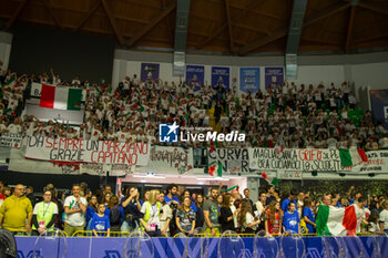 2024-04-28 - Fans guests of the Sir Safety Susa Perugia during the game4 of Final SuperLega Italian Volleyball Championship between Mint Vero Volley Monza vs Sir Safety Susa Perugia at Opiquad Arena, Monza, Italy on April 28, 2024
 - PLAYOFF - FINAL - MINT VERO VOLLEY MONZA VS SIR SUSA VIM PERUGIA - SUPERLEAGUE SERIE A - VOLLEYBALL