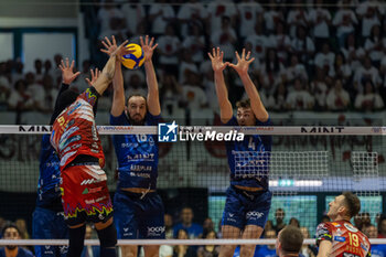 2024-04-28 - Wilfredo Leon Venero (Sir Safety Perugia) during the game4 of Final SuperLega Italian Volleyball Championship between Mint Vero Volley Monza vs Sir Safety Susa Perugia at Opiquad Arena, Monza, Italy on April 28, 2024
 - PLAYOFF - FINAL - MINT VERO VOLLEY MONZA VS SIR SUSA VIM PERUGIA - SUPERLEAGUE SERIE A - VOLLEYBALL
