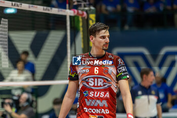 2024-04-28 - Simone Giannelli (Sir Safety Perugia) during the game4 of Final SuperLega Italian Volleyball Championship between Mint Vero Volley Monza vs Sir Safety Susa Perugia at Opiquad Arena, Monza, Italy on April 28, 2024
 - PLAYOFF - FINAL - MINT VERO VOLLEY MONZA VS SIR SUSA VIM PERUGIA - SUPERLEAGUE SERIE A - VOLLEYBALL