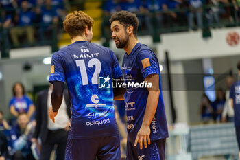 2024-04-28 - Fernando Kreling (Vero Volley Monza) and Ran Takahashi (Vero Volley Monza) during the game4 of Final SuperLega Italian Volleyball Championship between Mint Vero Volley Monza vs Sir Safety Susa Perugia at Opiquad Arena, Monza, Italy on April 28, 2024
 - PLAYOFF - FINAL - MINT VERO VOLLEY MONZA VS SIR SUSA VIM PERUGIA - SUPERLEAGUE SERIE A - VOLLEYBALL