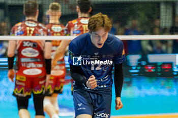 2024-04-28 - Exultation of Ran Takahashi (Vero Volley Monza) during the game4 of Final SuperLega Italian Volleyball Championship between Mint Vero Volley Monza vs Sir Safety Susa Perugia at Opiquad Arena, Monza, Italy on April 28, 2024
 - PLAYOFF - FINAL - MINT VERO VOLLEY MONZA VS SIR SUSA VIM PERUGIA - SUPERLEAGUE SERIE A - VOLLEYBALL