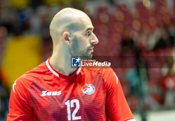 2024-10-05 - Galassi Gianluca (Gas Sales Bluenergy Piacenza) during Serie A1 Men's Volleyball Championship between Mint Vero Volley Monza vs Gas Sales Piacenza at Opiquad Arena, Monza, Italy on October 5, 2024 - VERO VOLLEY MONZA VS GAS SALES BLUENERGY PIACENZA - SUPERLEAGUE SERIE A - VOLLEYBALL