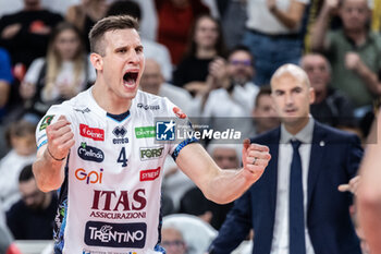 2024-10-20 - Exultation of Jan Kozamernik - Itas Trentino - ITAS TRENTINO VS VALSA GROUP MODENA - SUPERLEAGUE SERIE A - VOLLEYBALL