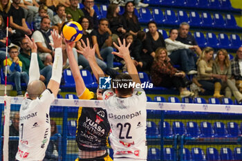 2024-10-20 - Sedlacek Marko - Crosato Federico (Yuasa Battery Grottazzolina - Sonepar Padova) - YUASA BATTERY GROTTAZZOLINA VS SONEPAR PADOVA - SUPERLEAGUE SERIE A - VOLLEYBALL