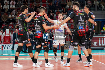 2024-10-27 - Exultation ( Cucine Lube Civitanova - Cisterna Volley ) - CUCINE LUBE CIVITANOVA VS CISTERNA VOLLEY - SUPERLEAGUE SERIE A - VOLLEYBALL