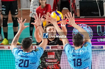 2024-10-27 - Bayram Efe-Mazzone Daniele(Cisterna Volley) - CUCINE LUBE CIVITANOVA VS CISTERNA VOLLEY - SUPERLEAGUE SERIE A - VOLLEYBALL