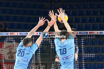 2024-10-27 - Bayram Efe -Mazzone Daniele(Cisterna Volley) - CUCINE LUBE CIVITANOVA VS CISTERNA VOLLEY - SUPERLEAGUE SERIE A - VOLLEYBALL