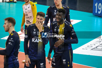 2024-10-27 - LUCA SPIRITO AND NOUMORY KEITA (RANA VERONA) - ALLIANZ MILANO VS RANA VERONA - SUPERLEAGUE SERIE A - VOLLEYBALL