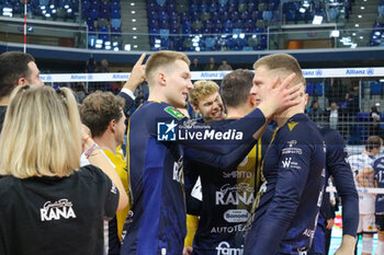 2024-10-27 - DONOVAN DZAVORONOK AND ROK MOZIC (RANA VERONA) - ALLIANZ MILANO VS RANA VERONA - SUPERLEAGUE SERIE A - VOLLEYBALL