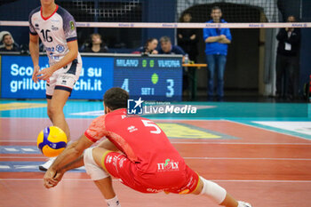 2024-10-27 - DAMIANO CATANIA (POWERVOLLEY MILANO) - ALLIANZ MILANO VS RANA VERONA - SUPERLEAGUE SERIE A - VOLLEYBALL