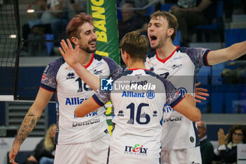 2024-10-27 - FERRE REGGERS AND EDOARDO CANESCHI (POWERVOLLEY MILANO) - ALLIANZ MILANO VS RANA VERONA - SUPERLEAGUE SERIE A - VOLLEYBALL