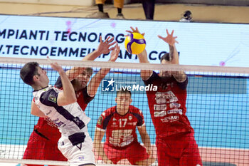 2024-10-26 - Mattei Andrea Grottazzolina attack. - GIOIELLA PRISMA TARANTO VS YUASA BATTERY GROTTAZZOLINA - SUPERLEAGUE SERIE A - VOLLEYBALL