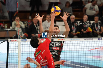 03/11/2024 - bottolo mattia (n.21 cucine lube civitanova) attack - SIR SUSA VIM PERUGIA VS CUCINE LUBE CIVITANOVA - SUPERLEGA SERIE A - VOLLEY