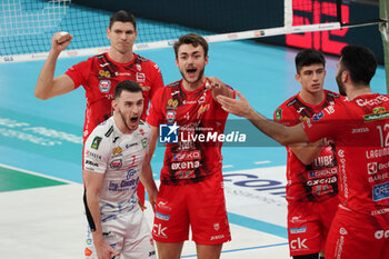 03/11/2024 - cucine lube civitanova rejoices - SIR SUSA VIM PERUGIA VS CUCINE LUBE CIVITANOVA - SUPERLEGA SERIE A - VOLLEY