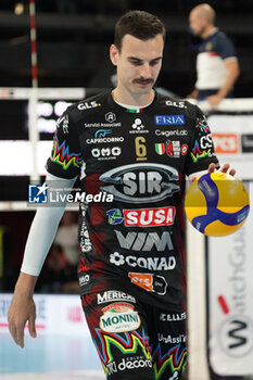 03/11/2024 - giannelli simone (sir susa vim perugia) disappointed - SIR SUSA VIM PERUGIA VS CUCINE LUBE CIVITANOVA - SUPERLEGA SERIE A - VOLLEY