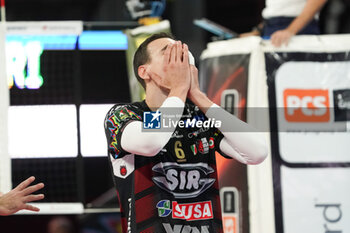 03/11/2024 - giannelli simone (sir susa vim perugia) disappointed - SIR SUSA VIM PERUGIA VS CUCINE LUBE CIVITANOVA - SUPERLEGA SERIE A - VOLLEY