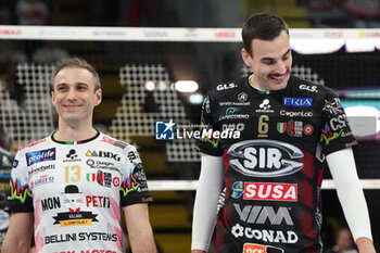 03/11/2024 - giannelli simone (sir susa vim perugia) massimo colaci (sir susa vim perugia) - SIR SUSA VIM PERUGIA VS CUCINE LUBE CIVITANOVA - SUPERLEGA SERIE A - VOLLEY