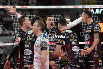 03/11/2024 - giannelli simone (sir susa vim perugia) rejoices - SIR SUSA VIM PERUGIA VS CUCINE LUBE CIVITANOVA - SUPERLEGA SERIE A - VOLLEY