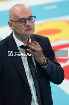 03/11/2024 - medei giampaolo (coach cucine lube civitanova) - SIR SUSA VIM PERUGIA VS CUCINE LUBE CIVITANOVA - SUPERLEGA SERIE A - VOLLEY