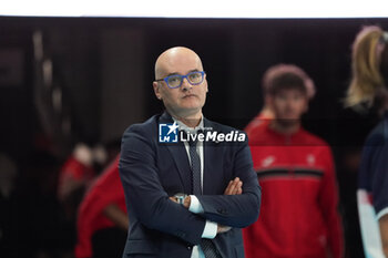 03/11/2024 - medei giampaolo (coach cucine lube civitanova) - SIR SUSA VIM PERUGIA VS CUCINE LUBE CIVITANOVA - SUPERLEGA SERIE A - VOLLEY